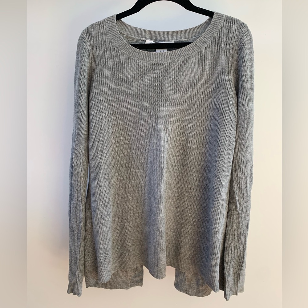 BCBGeneration sweater, size small, heather gray